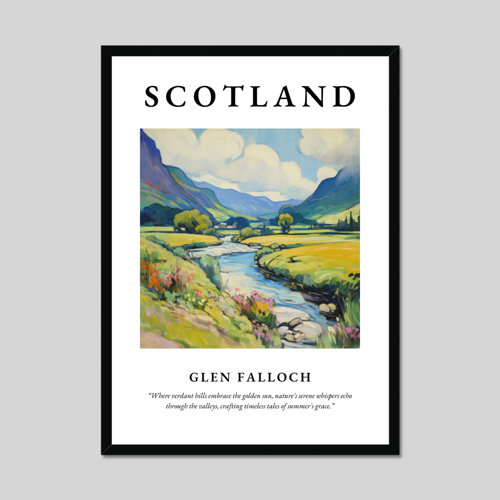 Poster of Glen Falloch, Scotland.