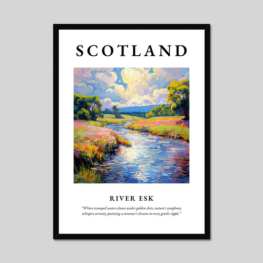 Poster of River Esk, Scotland.