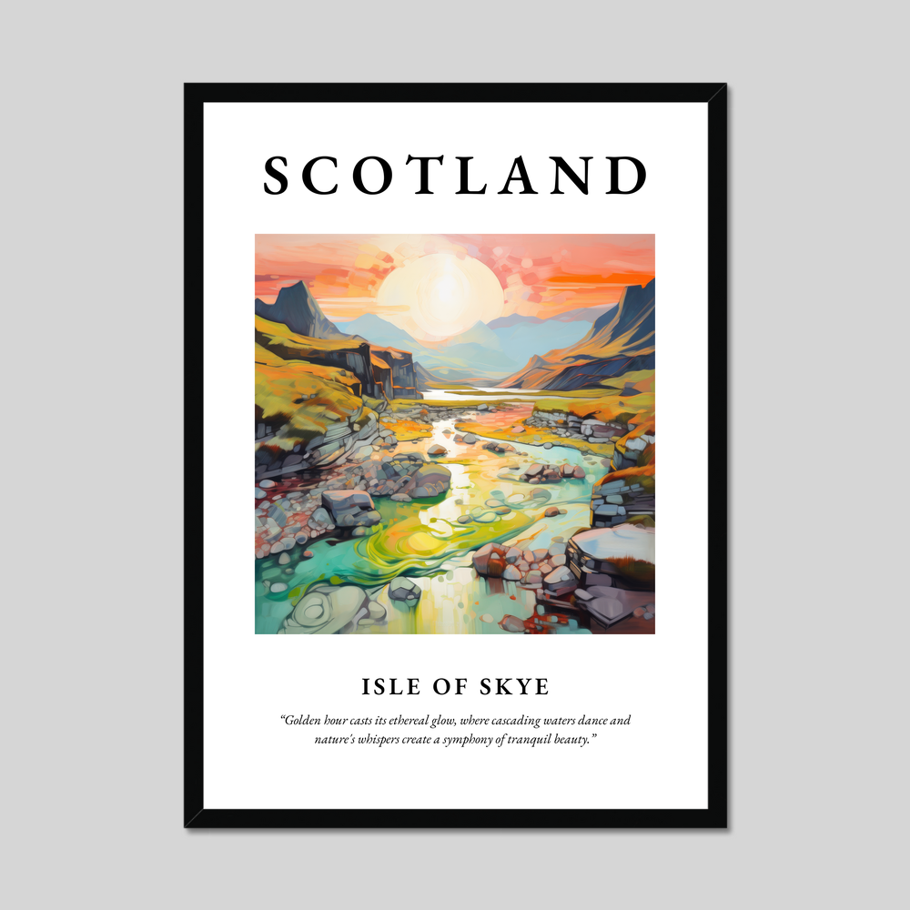 Poster of Isle of Skye, Scotland.