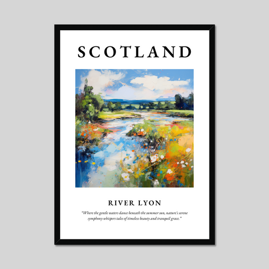 Poster of River Lyon, Scotland.