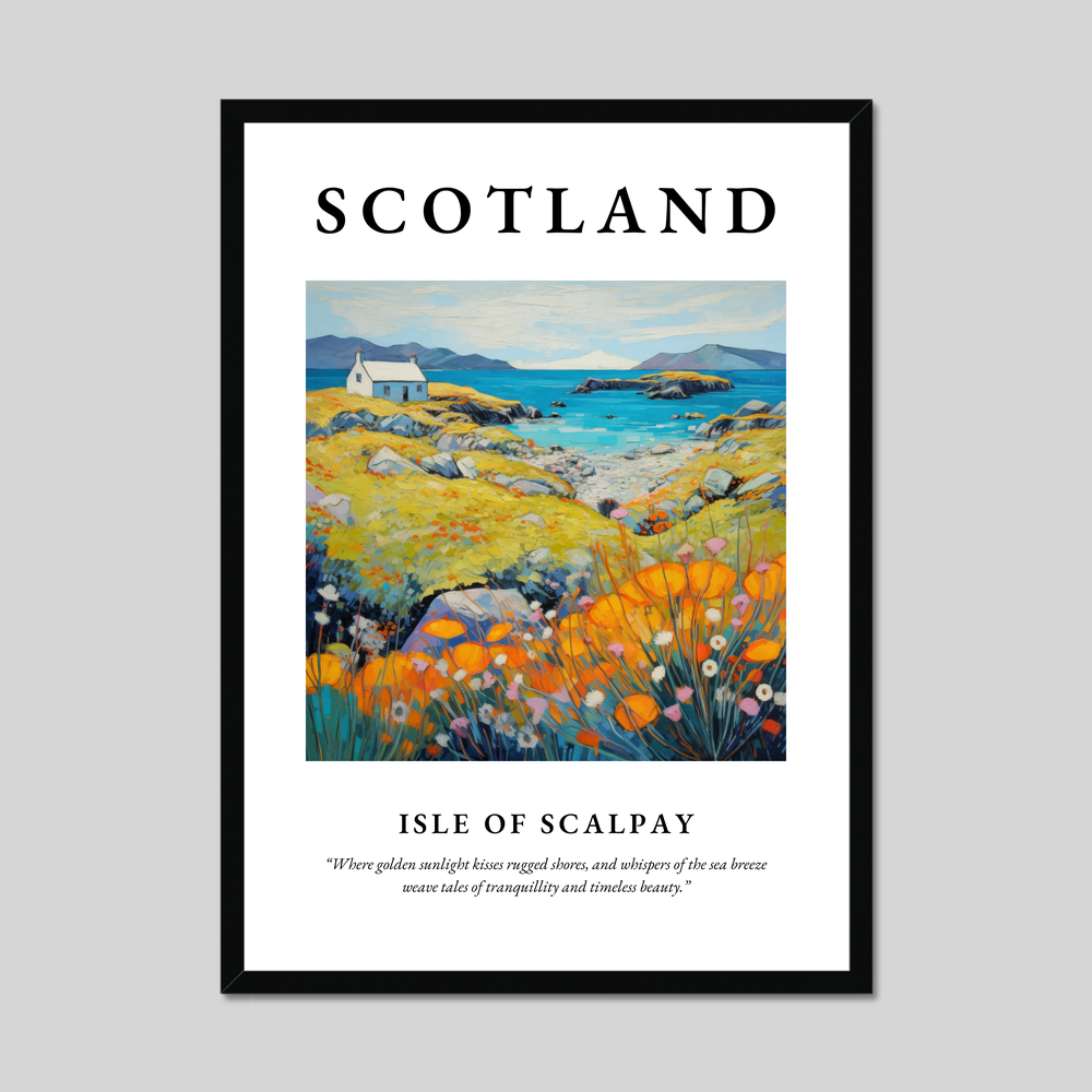 Poster of Isle of Scalpay, Scotland.