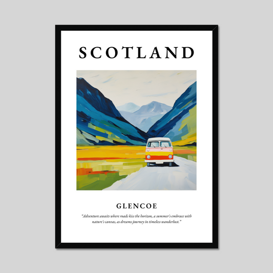 Poster of Glencoe, Scotland.