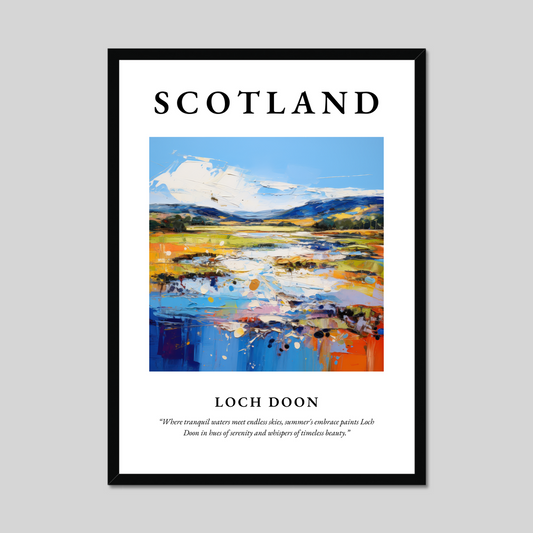 Poster of Loch Doon, Scotland.