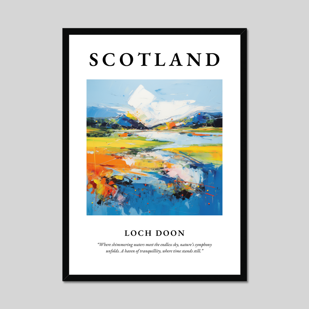 Poster of Loch Doon, Scotland.