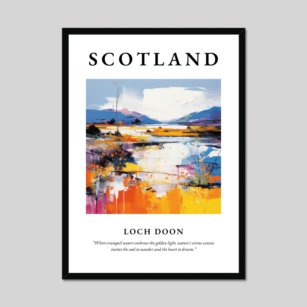 Poster of Loch Doon, Scotland.