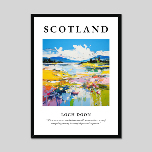 Poster of Loch Doon, Scotland.