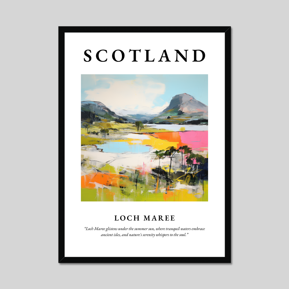 Poster of Loch Maree, Scotland.