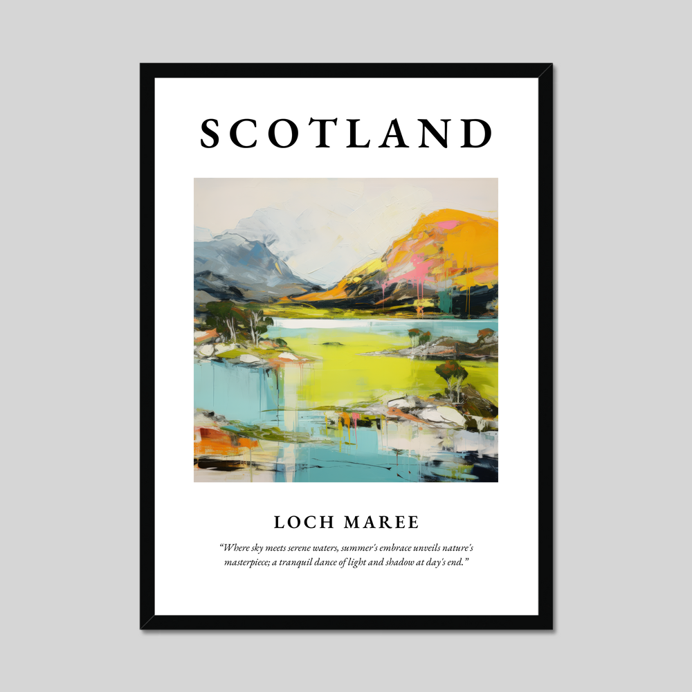 Poster of Loch Maree, Scotland.