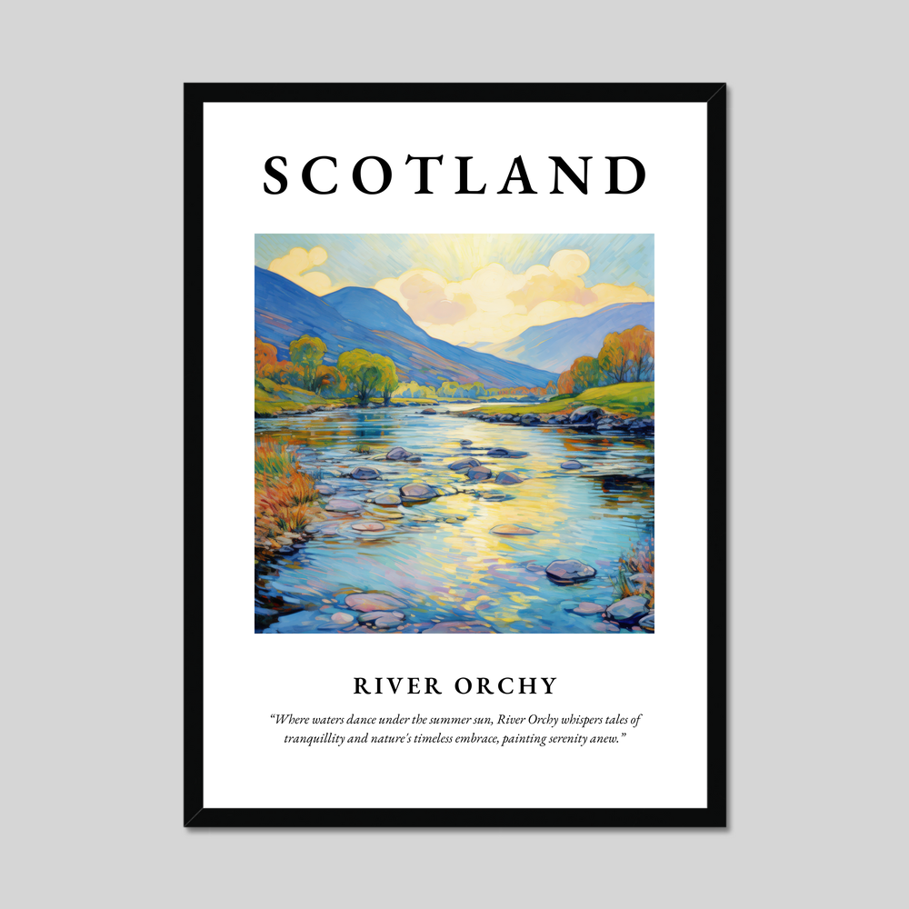 Poster of River Orchy, Scotland.