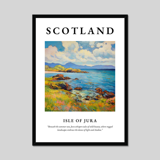 Poster of Isle of Jura, Scotland.