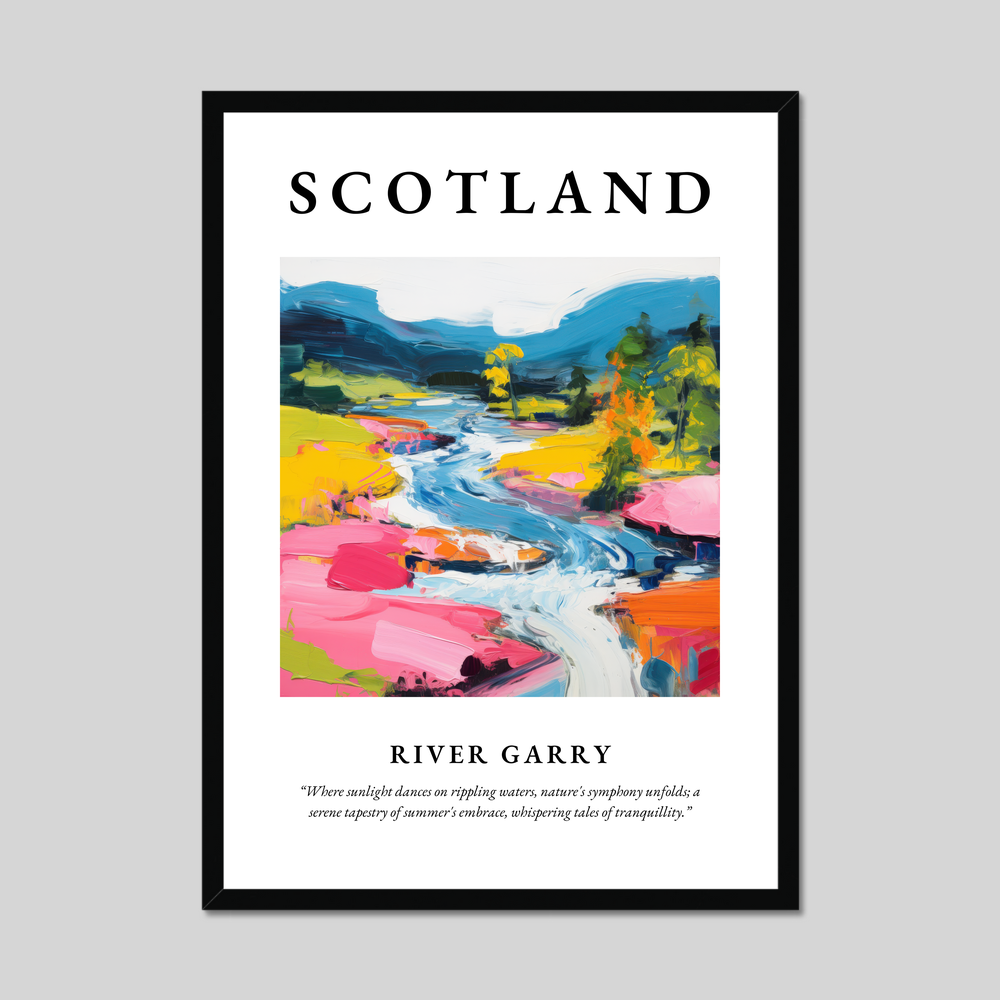 Poster of River Garry, Scotland.