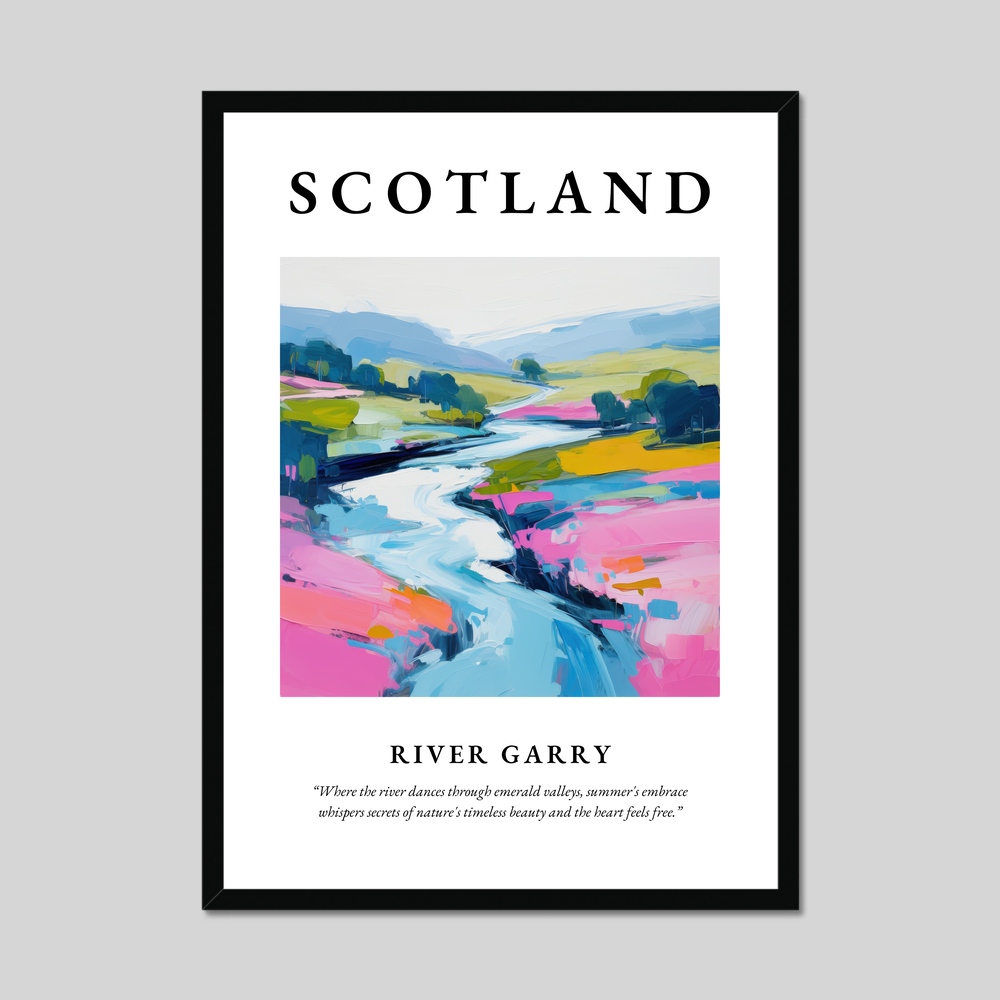 Poster of River Garry, Scotland.