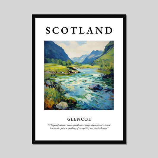 Poster of Glencoe, Scotland.