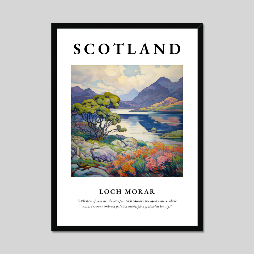 Poster of Loch Morar, Scotland.