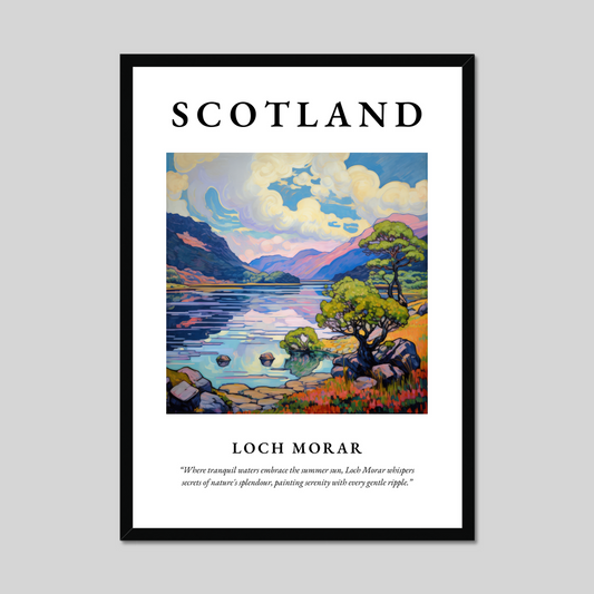 Poster of Loch Morar, Scotland.