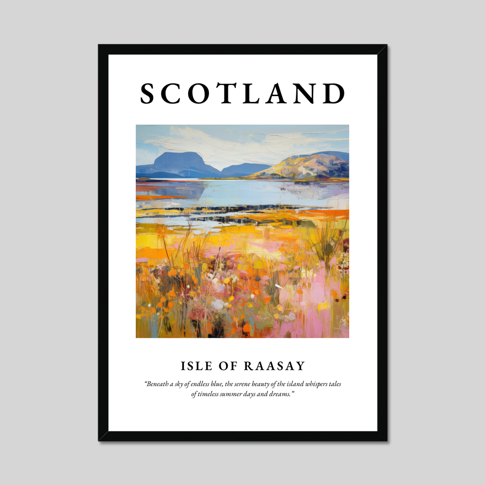 Poster of Isle of Raasay, Scotland.