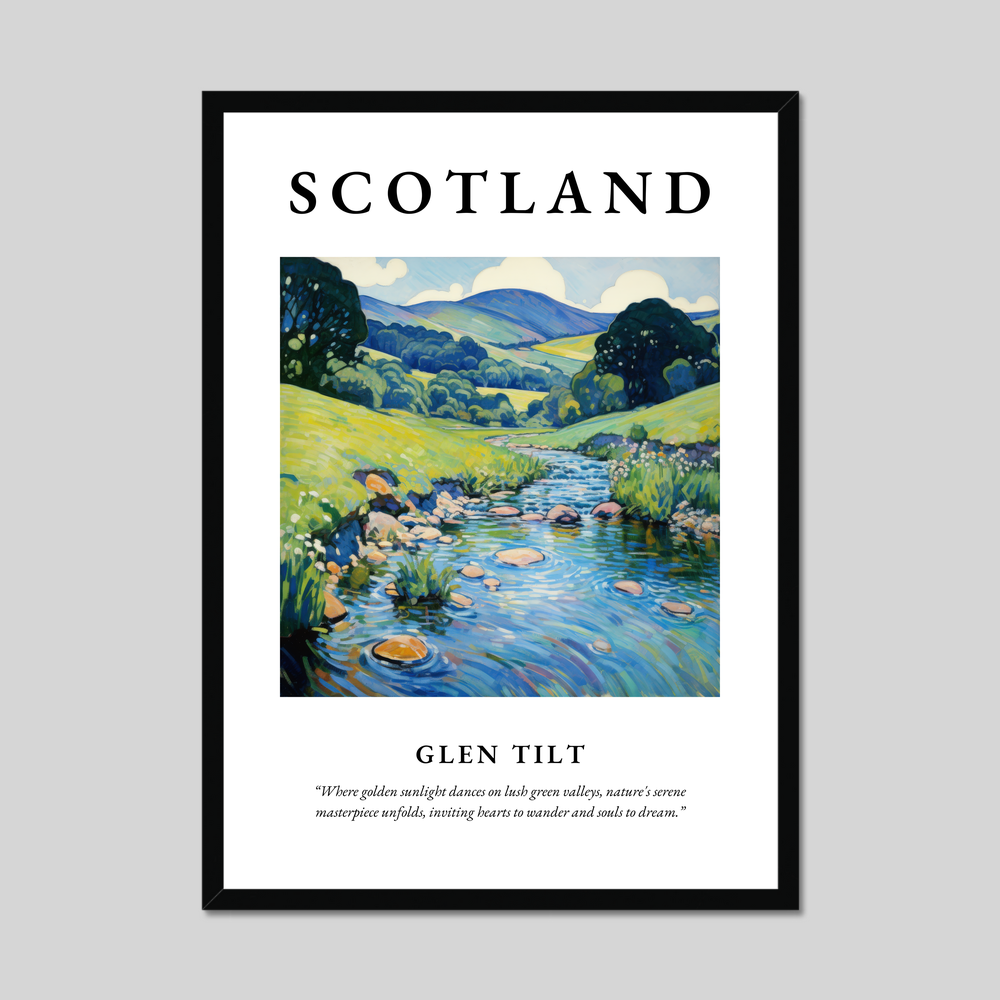 Poster of Glen Tilt, Scotland.