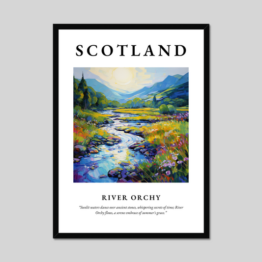 Poster of River Orchy, Scotland.