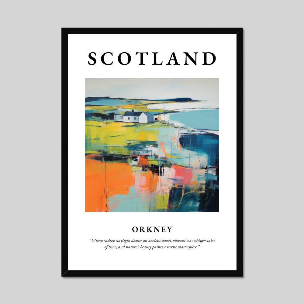 Poster of Orkney, Scotland.