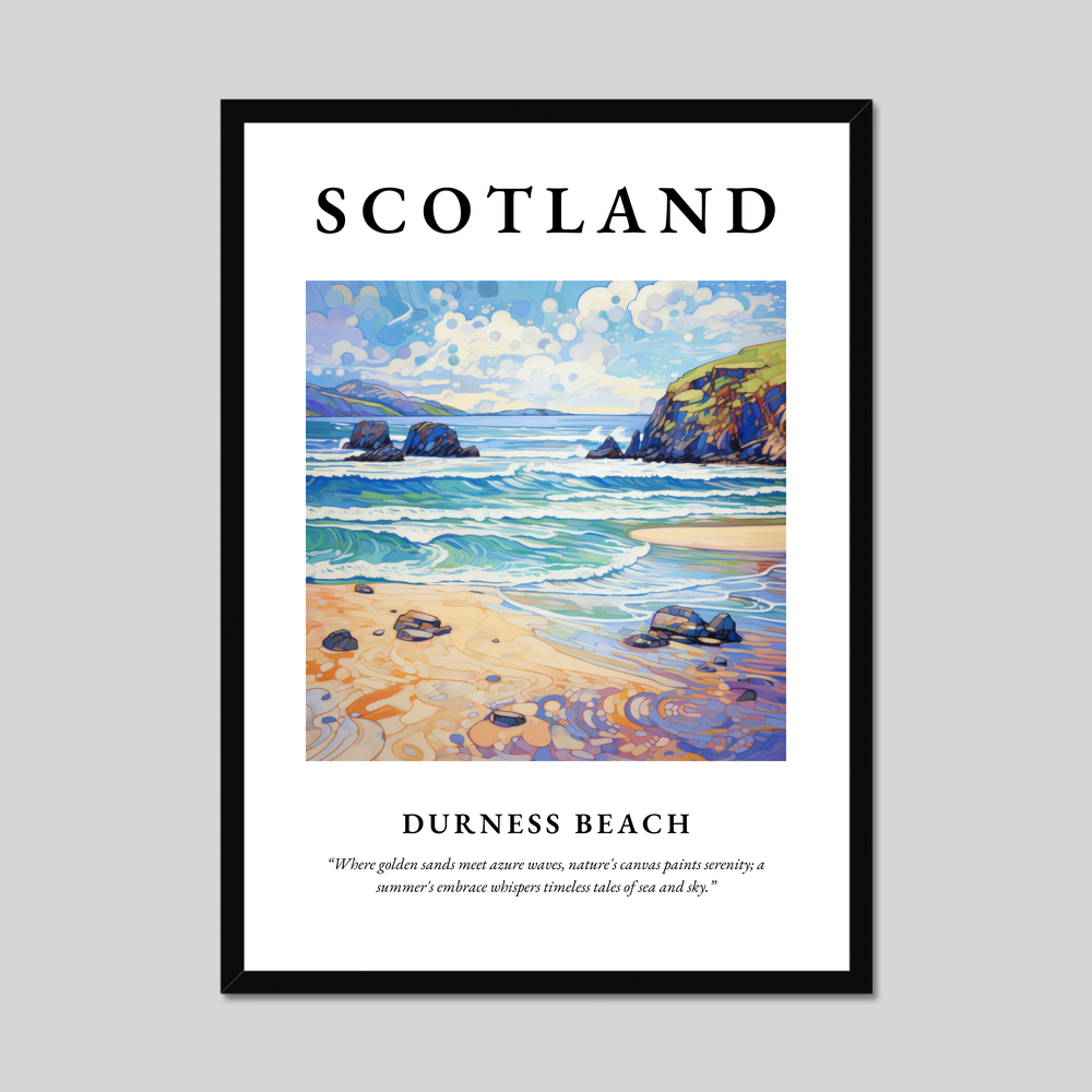 Poster of Durness Beach, Scotland.