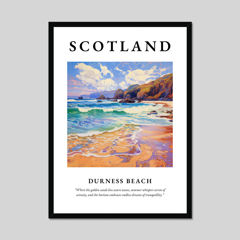 Poster of Durness Beach, Scotland.