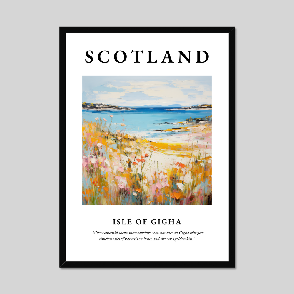 Poster of Isle of Gigha, Scotland.