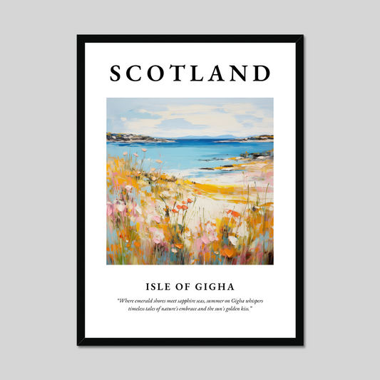 Poster of Isle of Gigha, Scotland.