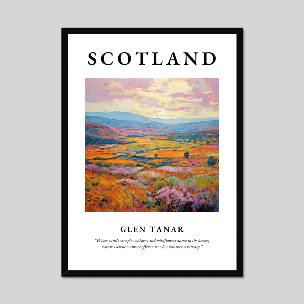 Poster of Glen Tanar, Scotland.