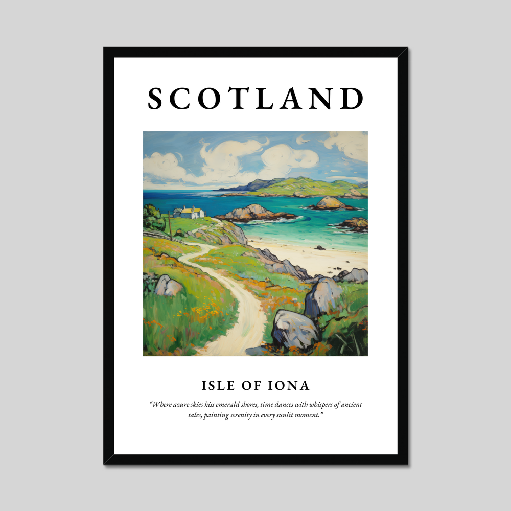 Poster of Isle of Iona, Scotland.