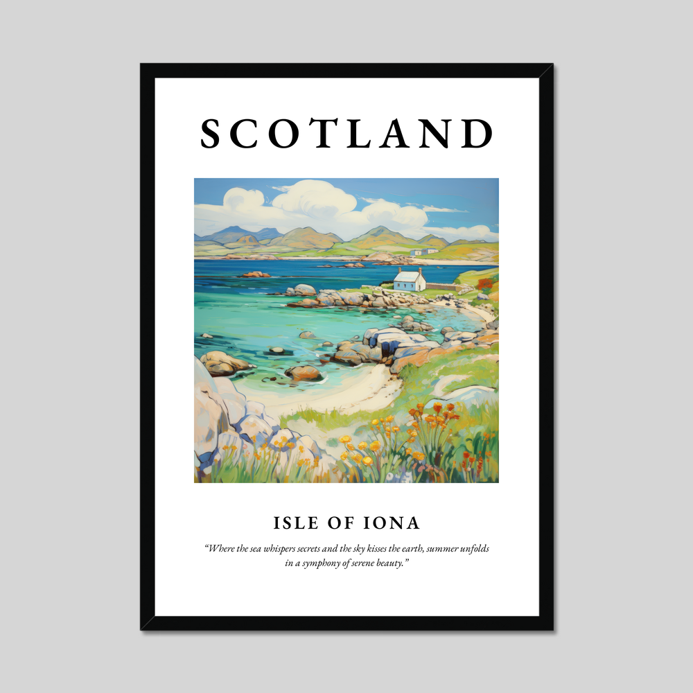 Poster of Isle of Iona, Scotland.