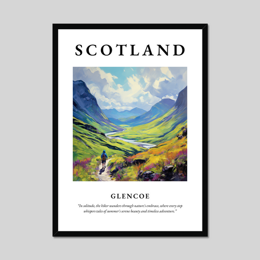 Poster of Glencoe, Scotland.