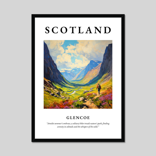 Poster of Glencoe, Scotland.