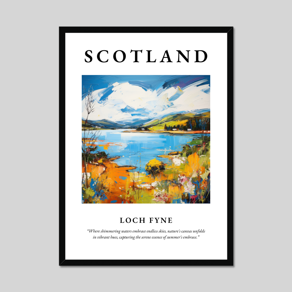 Poster of Loch Fyne, Scotland.