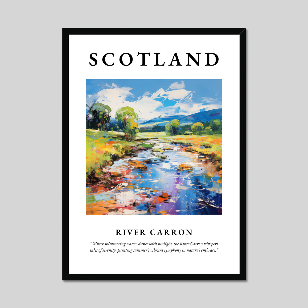 Poster of River Carron, Scotland.