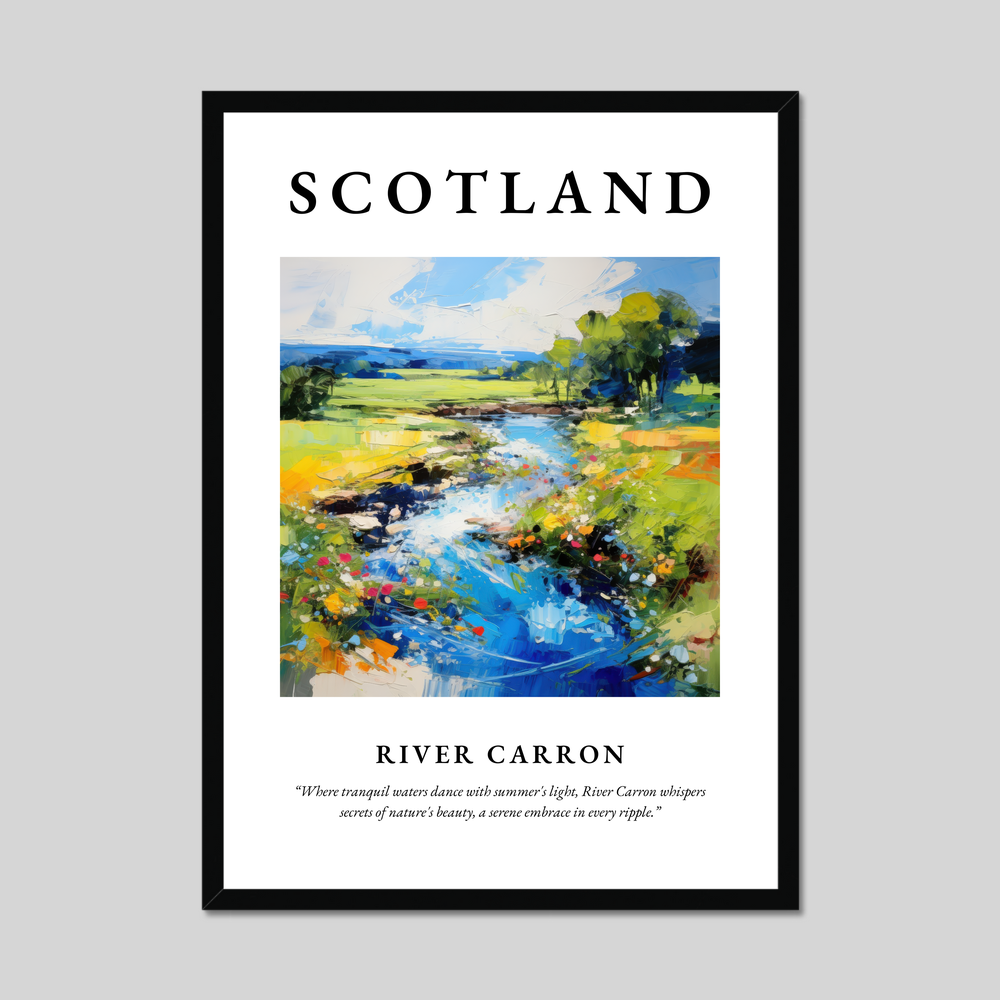 Poster of River Carron, Scotland.