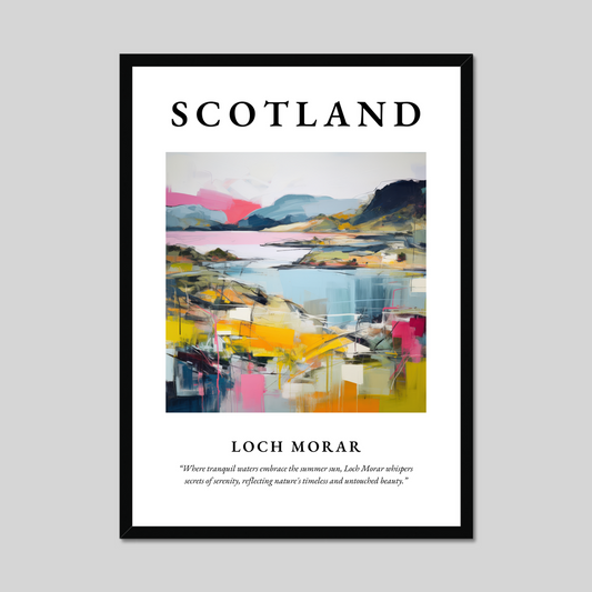 Poster of Loch Morar, Scotland.