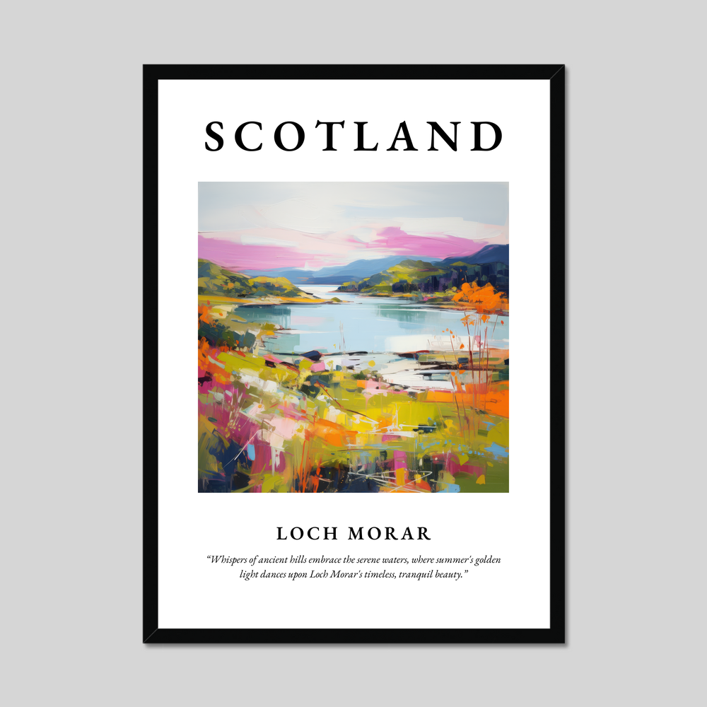 Poster of Loch Morar, Scotland.