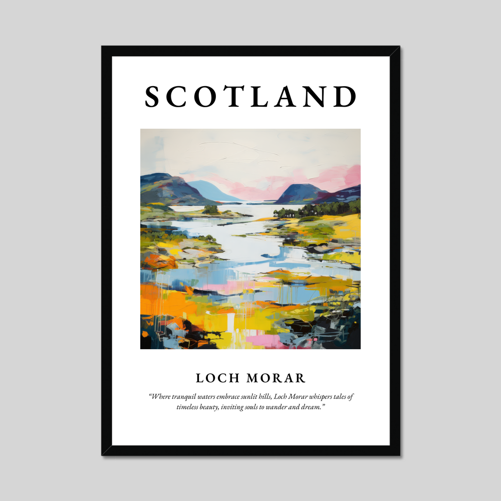 Poster of Loch Morar, Scotland.