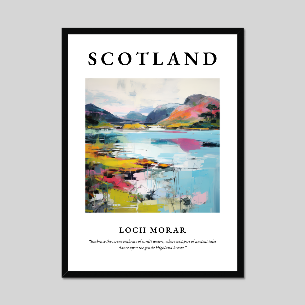 Poster of Loch Morar, Scotland.