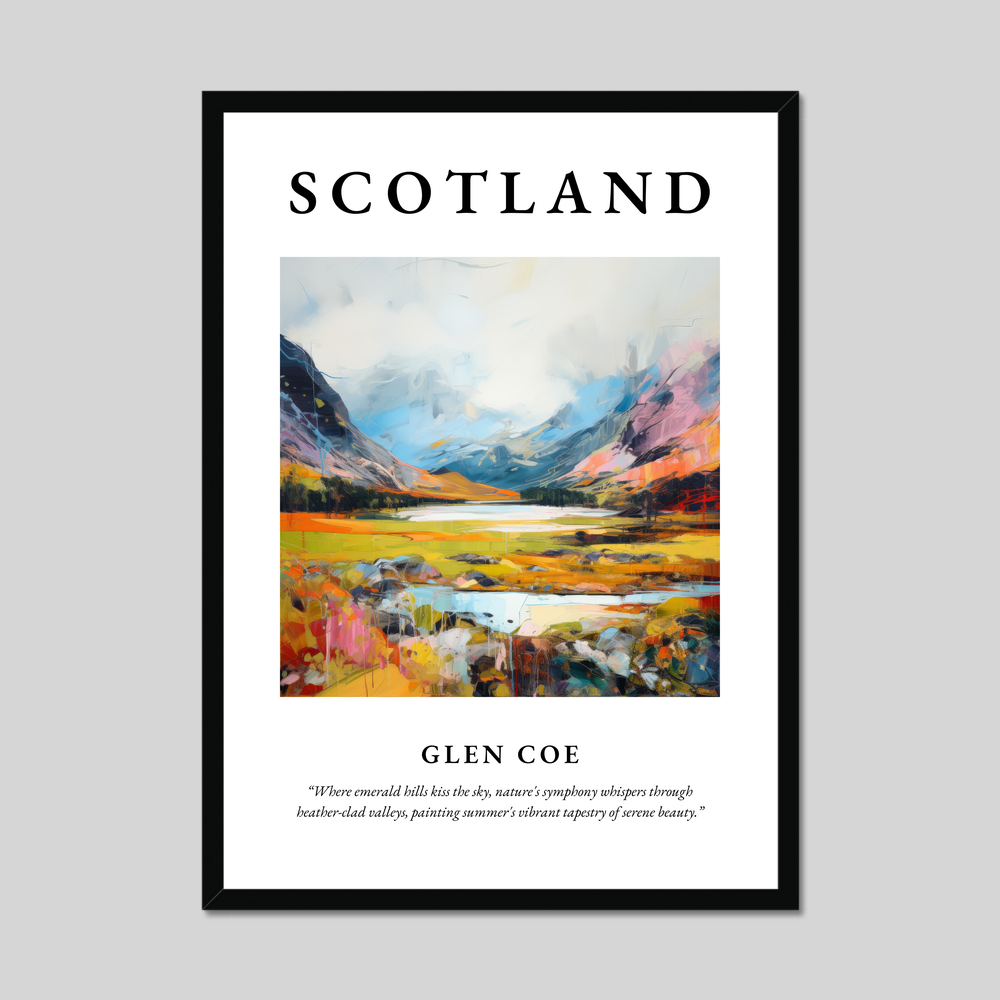 Poster of Glen Coe, Scotland.