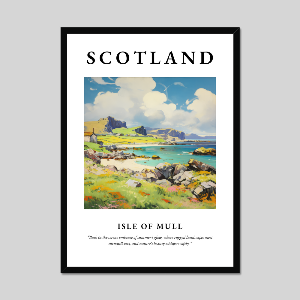 Poster of Isle of Mull, Scotland.