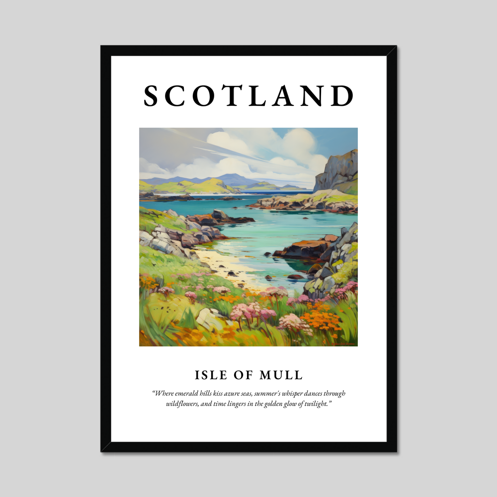 Poster of Isle of Mull, Scotland.