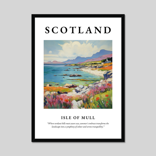 Poster of Isle of Mull, Scotland.