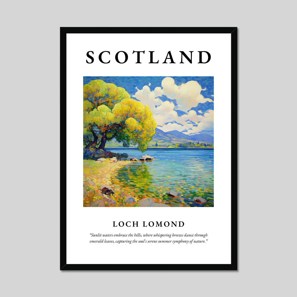 Poster of Loch Lomond, Scotland.