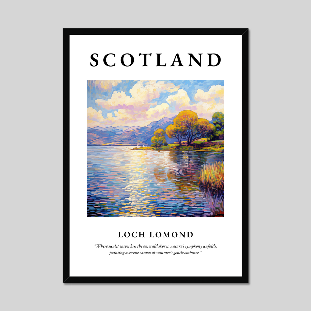 Poster of Loch Lomond, Scotland.