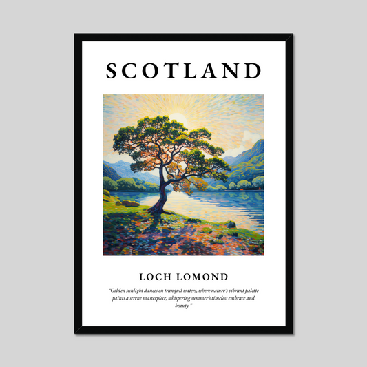 Poster of Loch Lomond, Scotland.