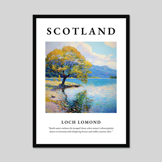 Poster of Loch Lomond, Scotland.