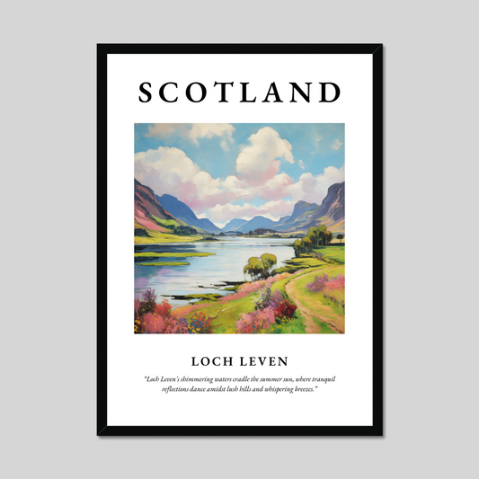 Poster of Loch Leven, Scotland.