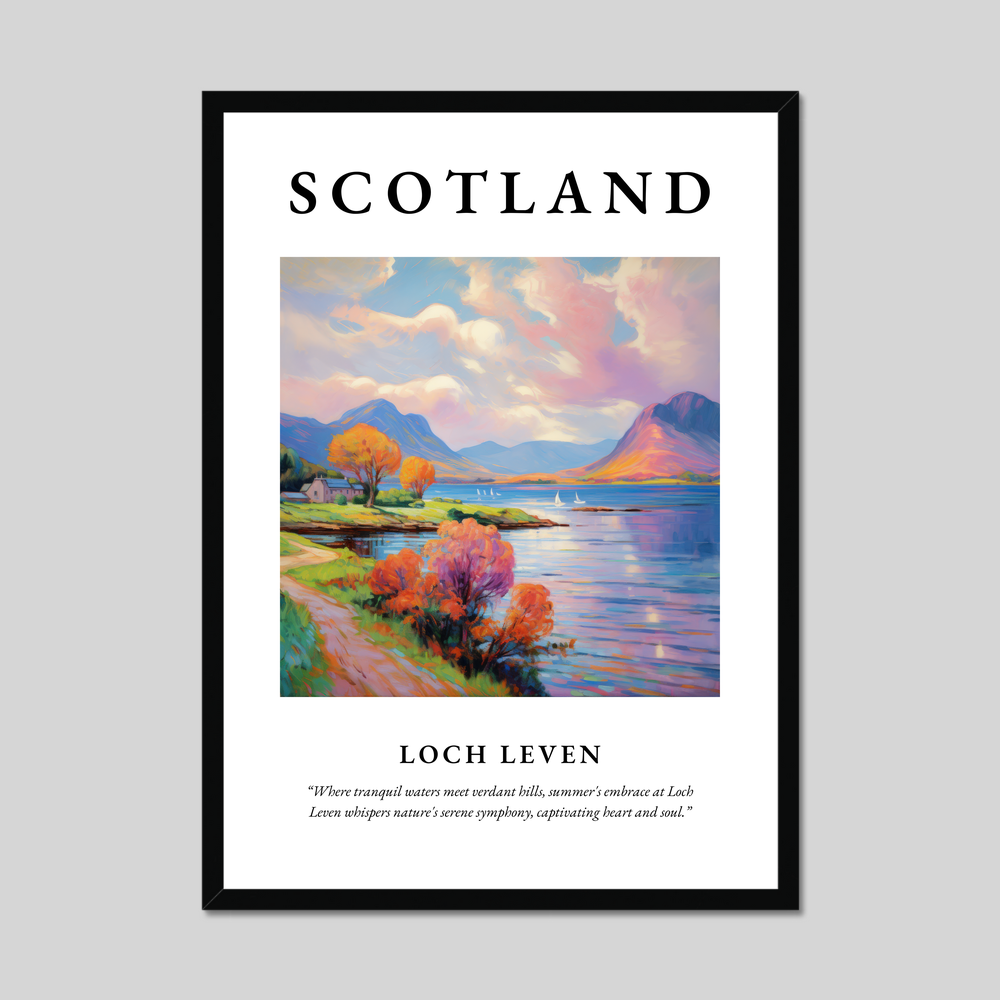 Poster of Loch Leven, Scotland.