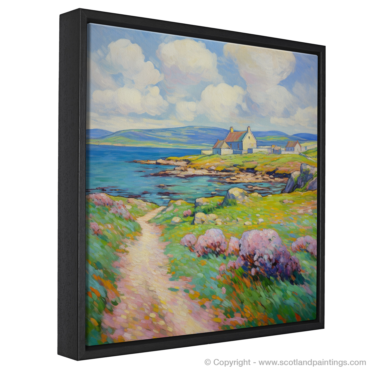 Painting and Art Print of Isle of Islay, Inner Hebrides in summer entitled "Summer Serenade of Isle of Islay".